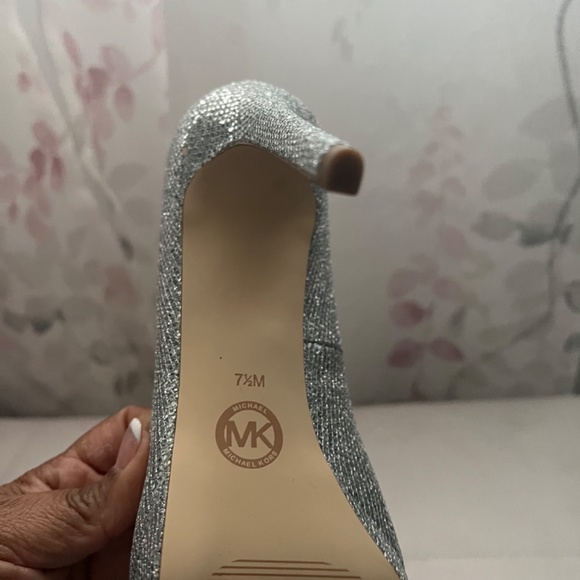 Michael Kors - Silver Open Toe High Heels - Picture 6 of 6